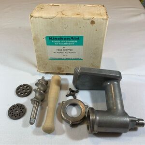 VTG Kitchenaide Hobart Metal Food Grinder Attachment FC Food Chopper KA 3986 USA